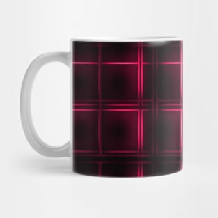 Neon Pink Grid Mug